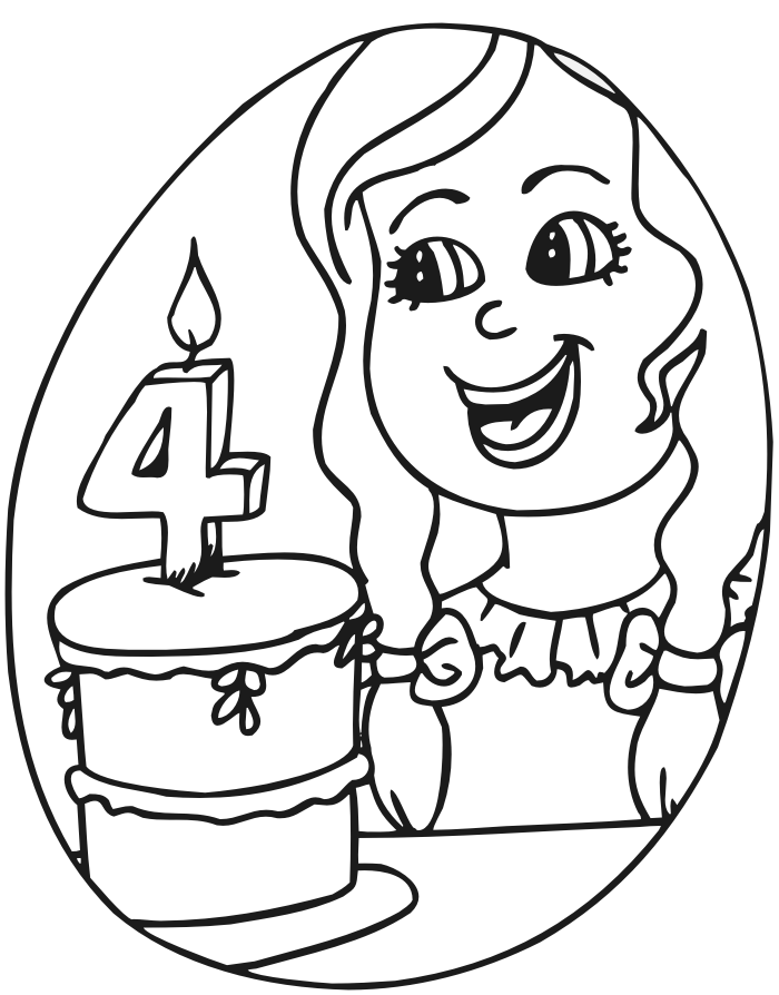Year Old Coloring Page