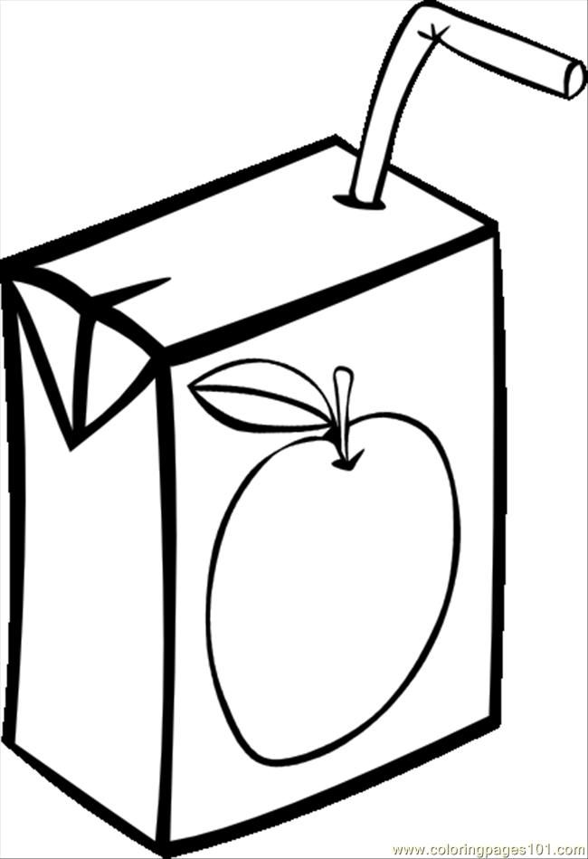 Juice Coloring Pages