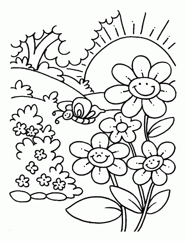 Coloring Pages For Spring | Free Printable Coloring Pages | Free