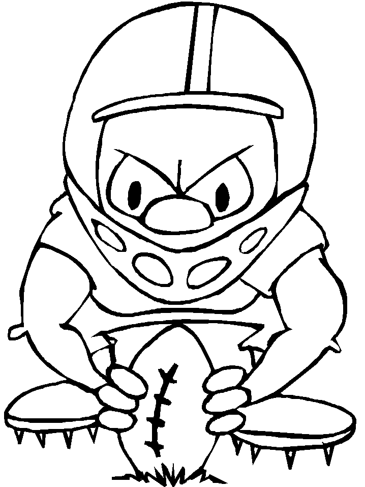 Disclaimer Earnings Football Coloring Page X 67 Kb Gif