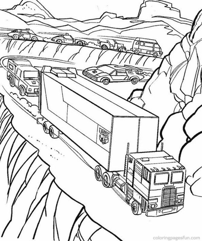 Truck Coloring Page | Free Printable Coloring Pages