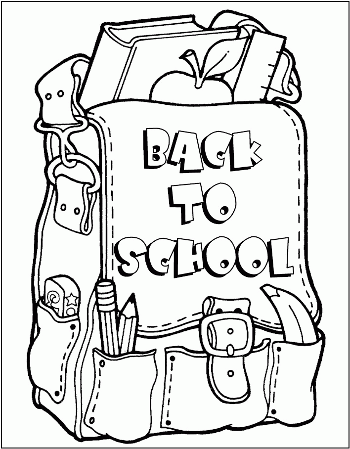 Coloring Pages Back To School | Free Printable Coloring Pages