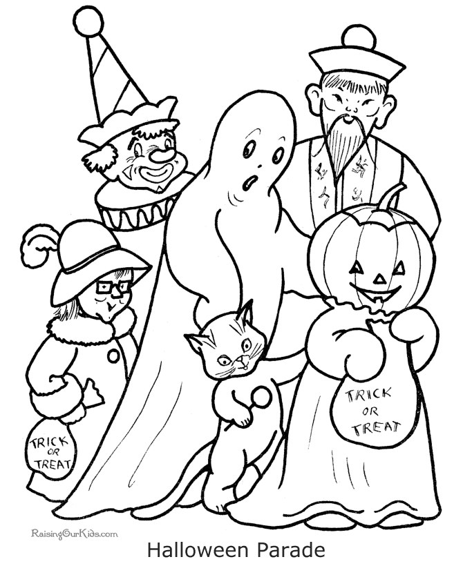 Free Halloween Coloring Pages Free Printable, Download Free Halloween
