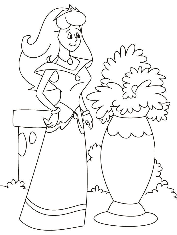 Refreshing morning walk in the coloring pages | Download Free