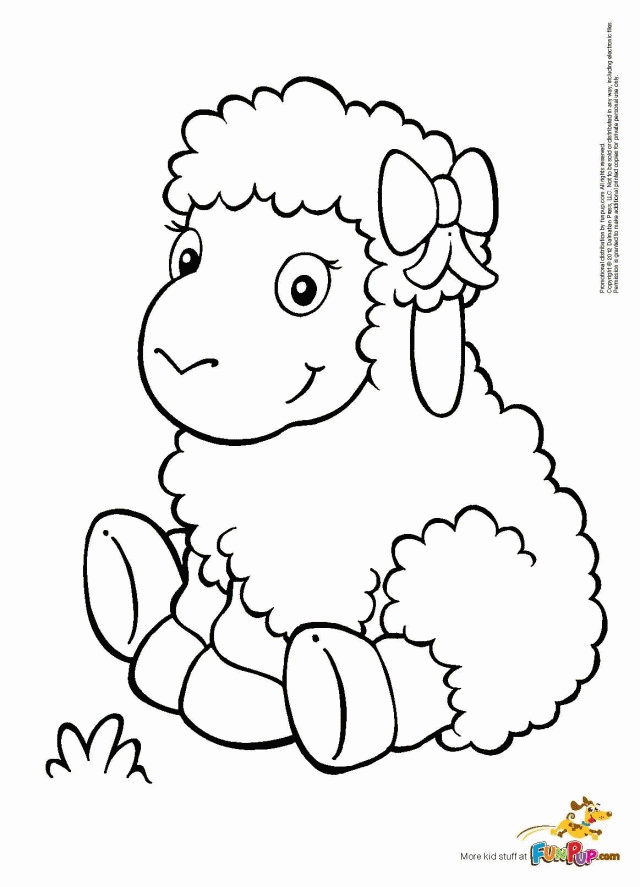 Sheep Coloring Pages Pictures FunPict Shaun The Sheep