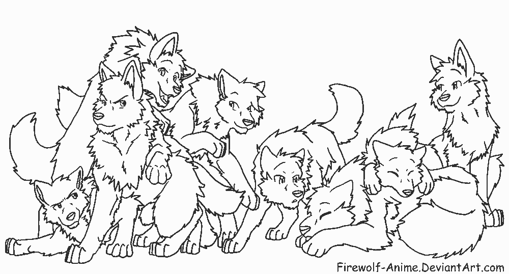 Featured image of post Anime Wolf Pack Art : See more ideas about anime wolf, wolf art, fantasy wolf.