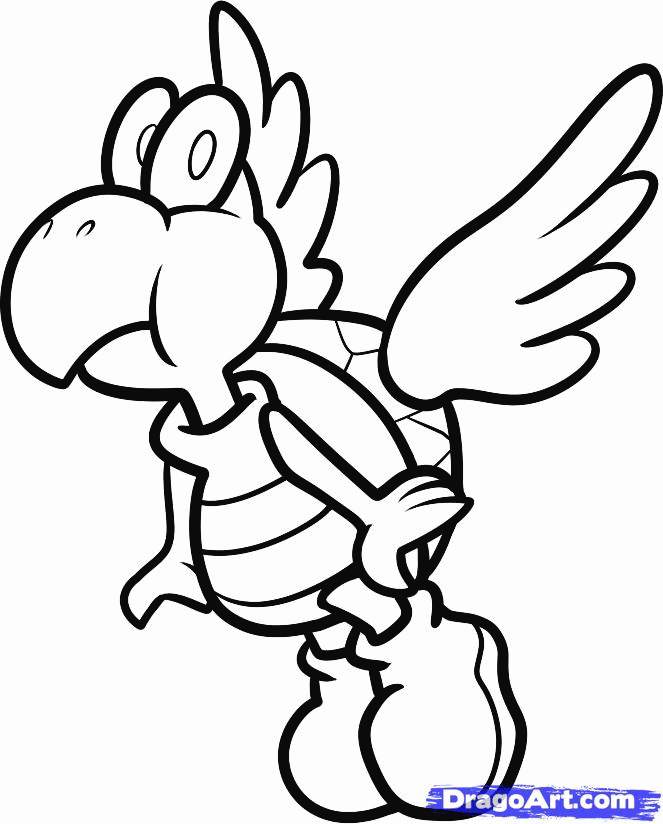 Clip Arts Related To : koopa troopa coloring pages. view all Koopa Troopa C...