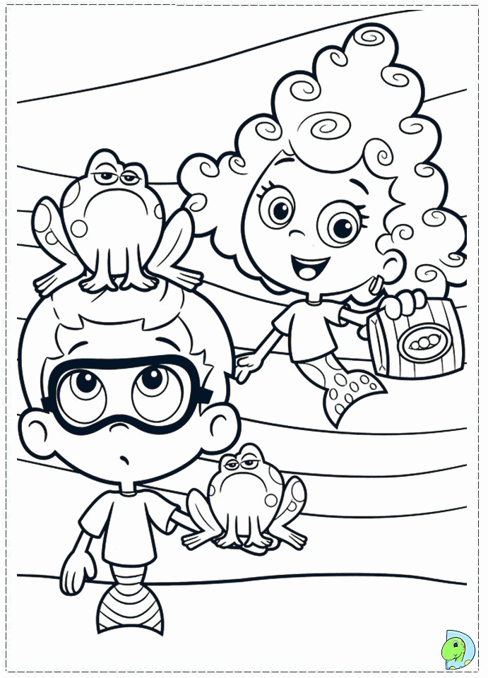 Bubble Guppies Coloring page