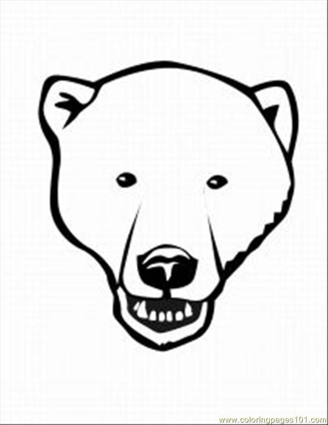 Coloring Pages Polar Bear 5 Med (Cartoons  Little Polar Bear