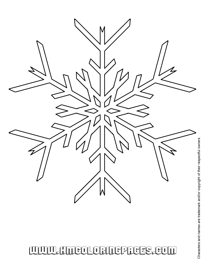 Snowflake Template To Trace from clipart-library.com