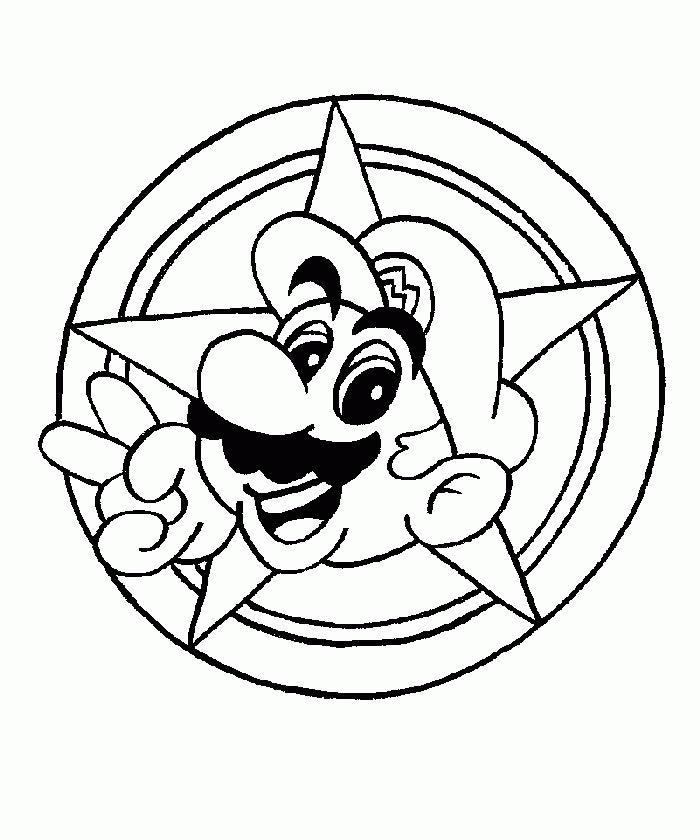 Super Mario Coloring Pages Clip Art Library