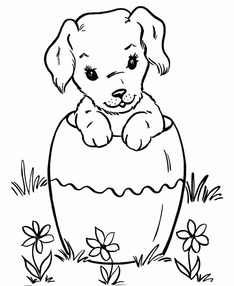 Dog Coloring Pages Free Printables 