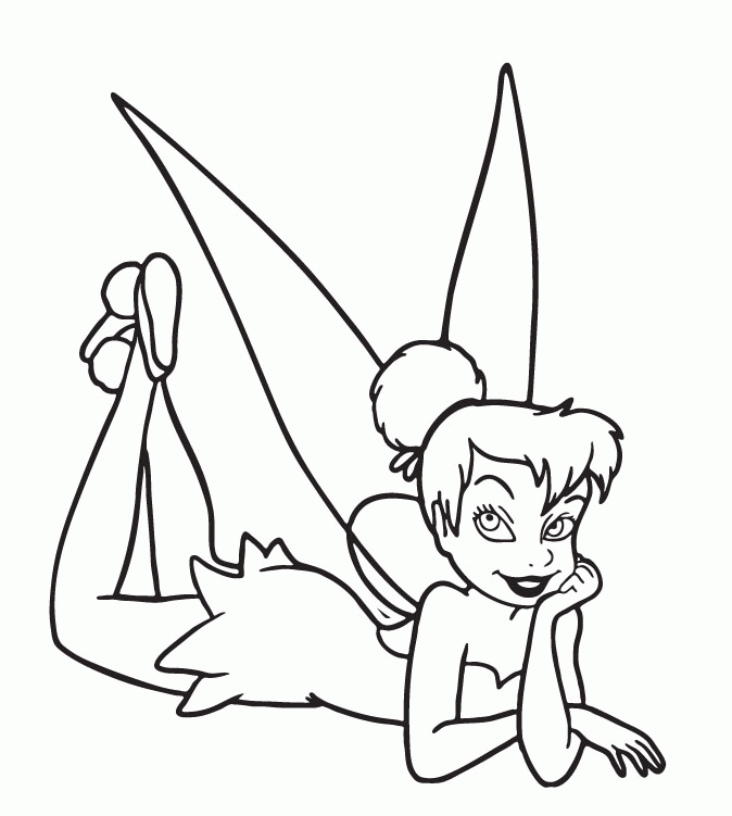 tinker tinker bell Colouring Pages