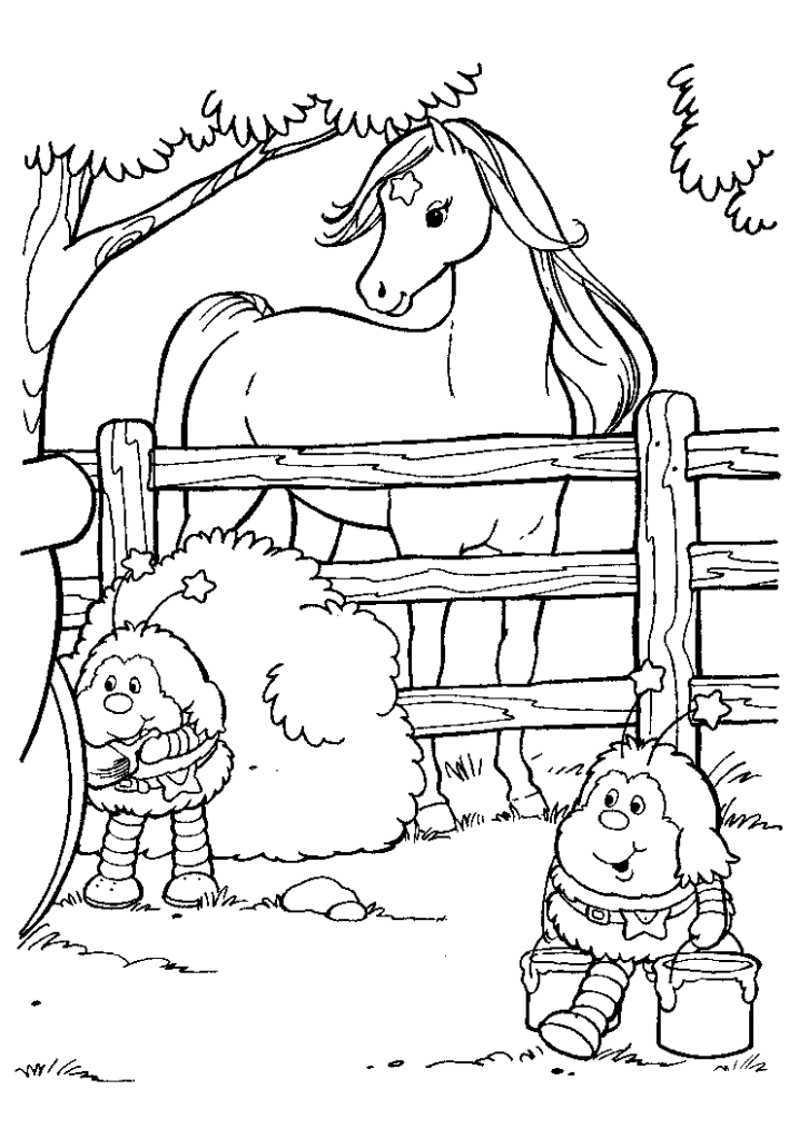 Rainbow Brite| Coloring Pages for Kids| Free Printable Coloring Pages