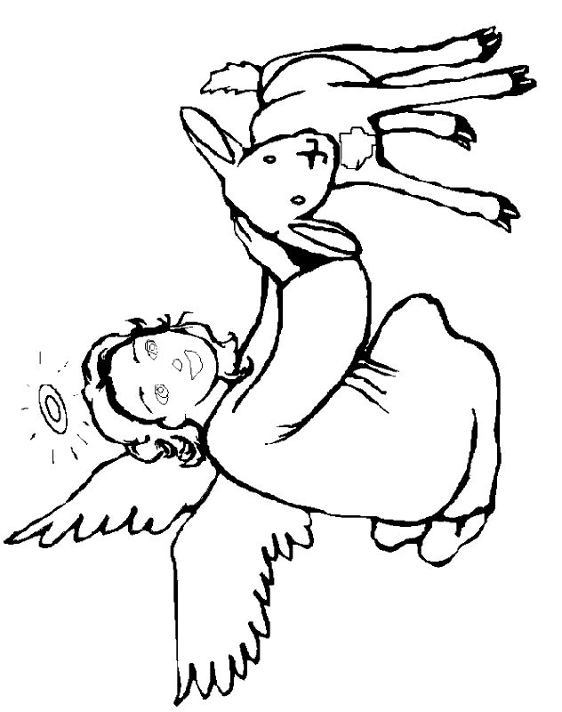 Angels | Free Printable Coloring Pages