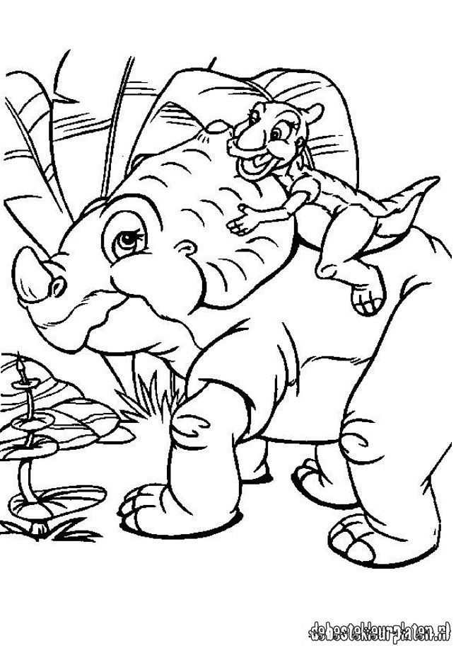 little foot dinosaur Colouring Pages