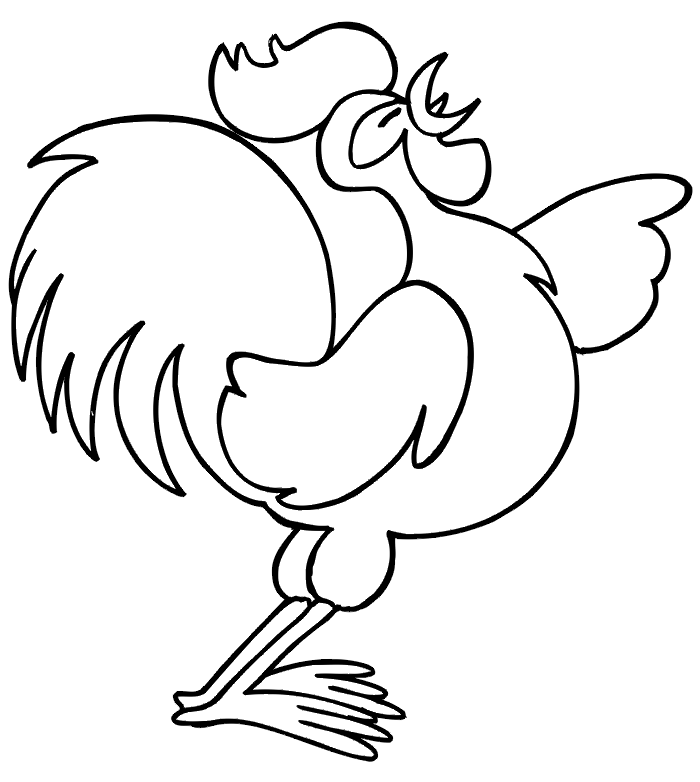 Rooster Coloring Pages | download | Free Printable Coloring Pages