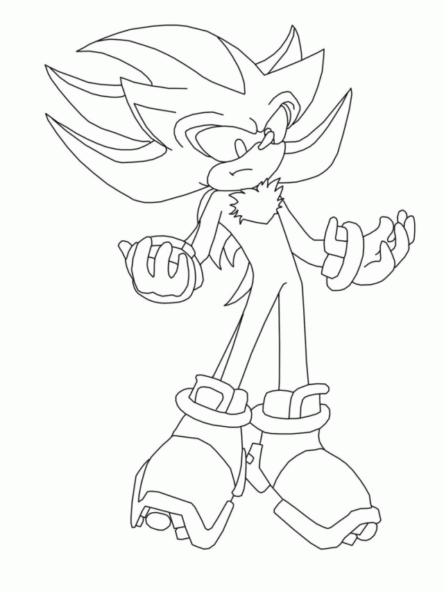 Viewing Gallery For Sonic The Hedgehog Coloring Page Sonic