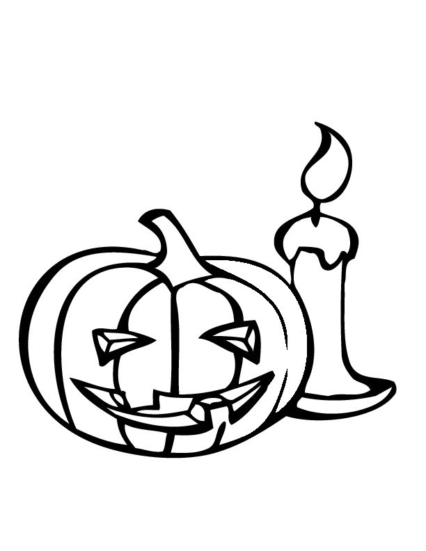 jack-o-lantern | printable coloring in pages for kids 