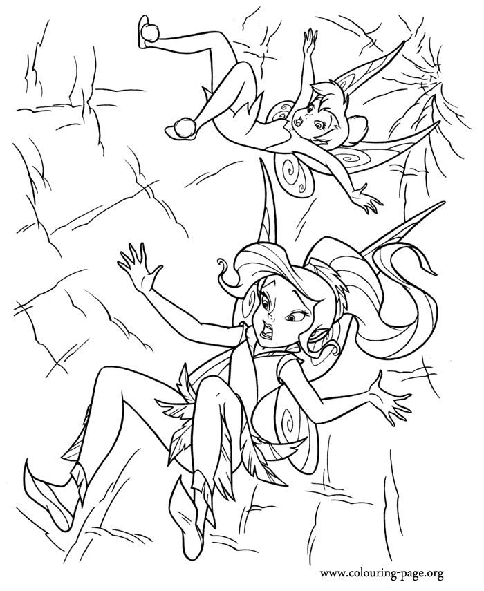 Your friend Tink Colouring Pages