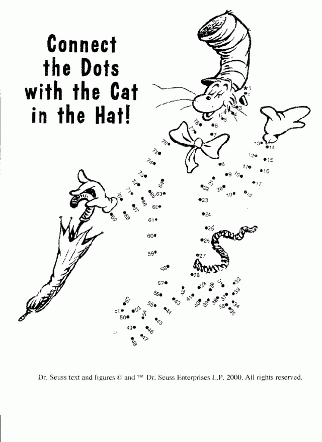 Dr Seuss Coloring Pages Fish Free 