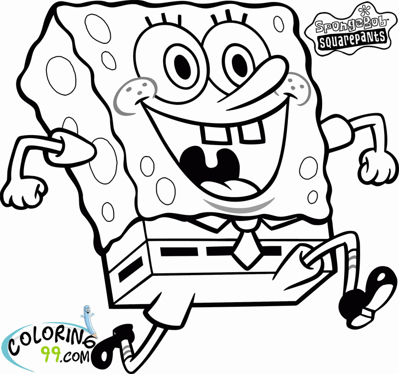 Spongebob Squarepants Coloring Pages 