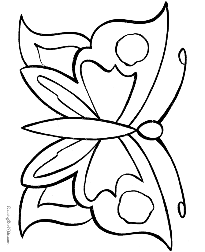Free printable Butterfly coloring pages | Girls birthday ideas