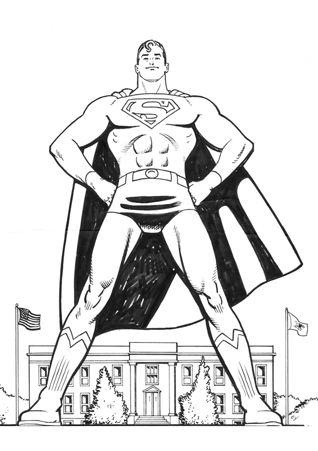Superman Coloring Pages Printable 16 | Free Printable Coloring Pages