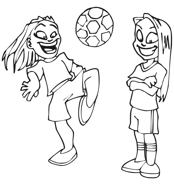 Soccer Coloring Pages 