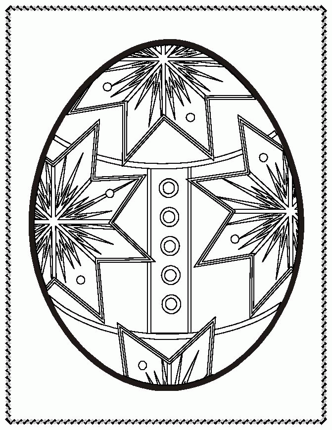 Easter Eggs Coloring Pages To Print | Coloring