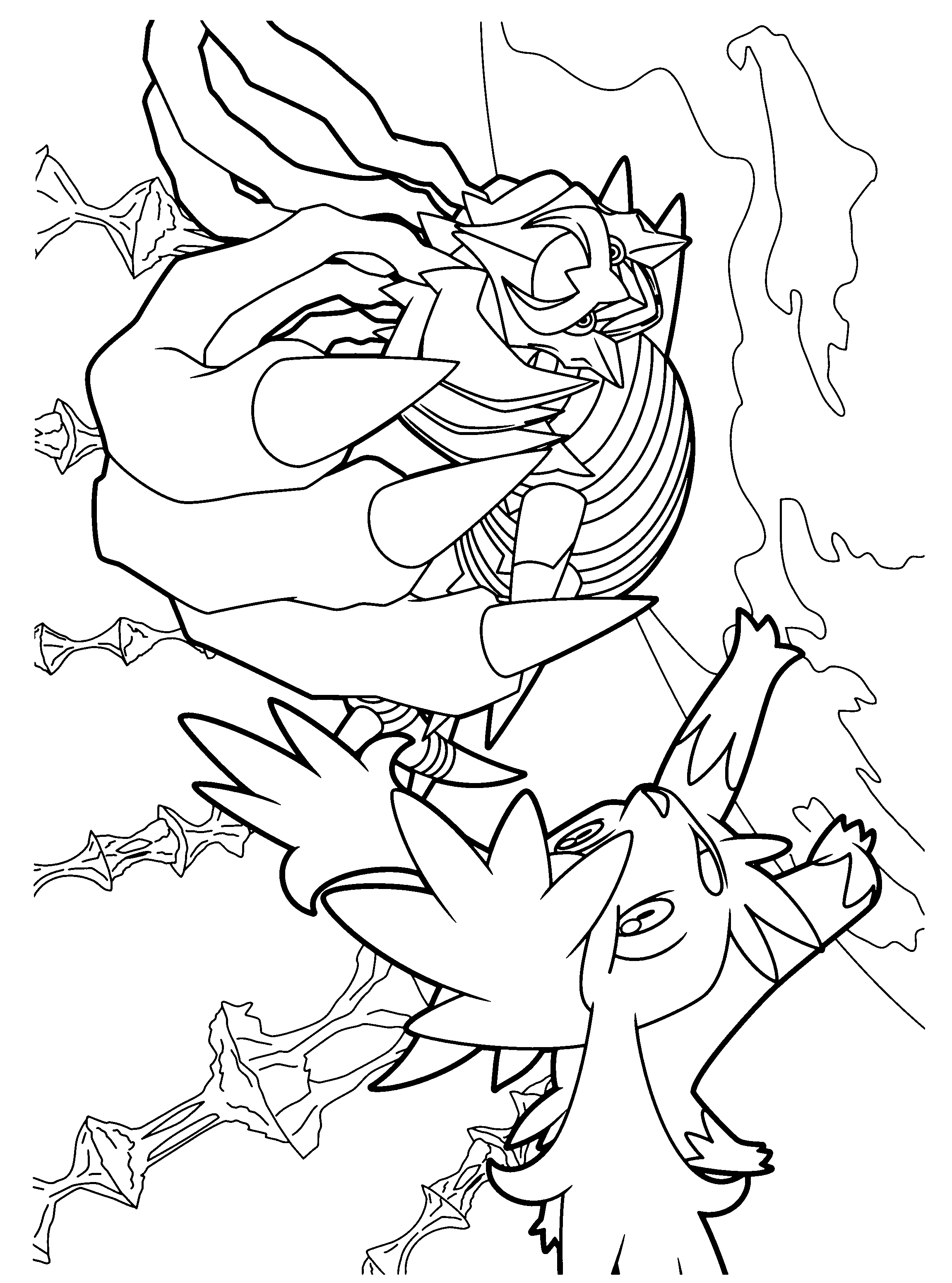 legendary pokemon coloring pages giratina - Clip Art Library.