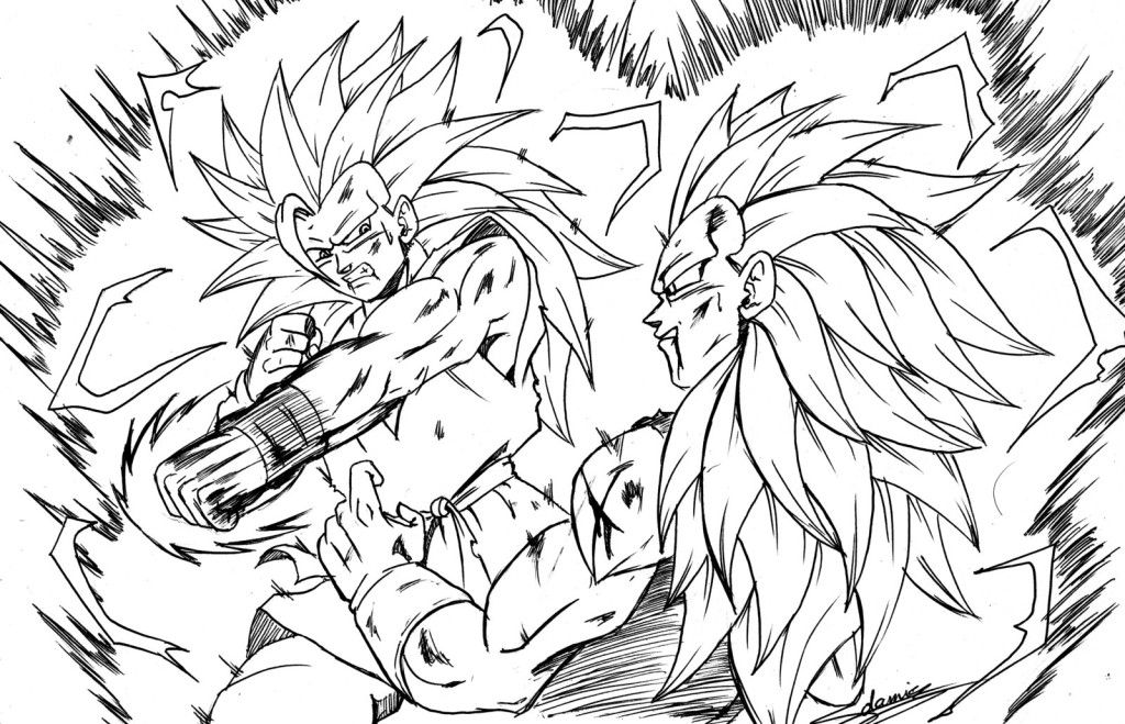 Dragon Ball Goku Coloring Pages 