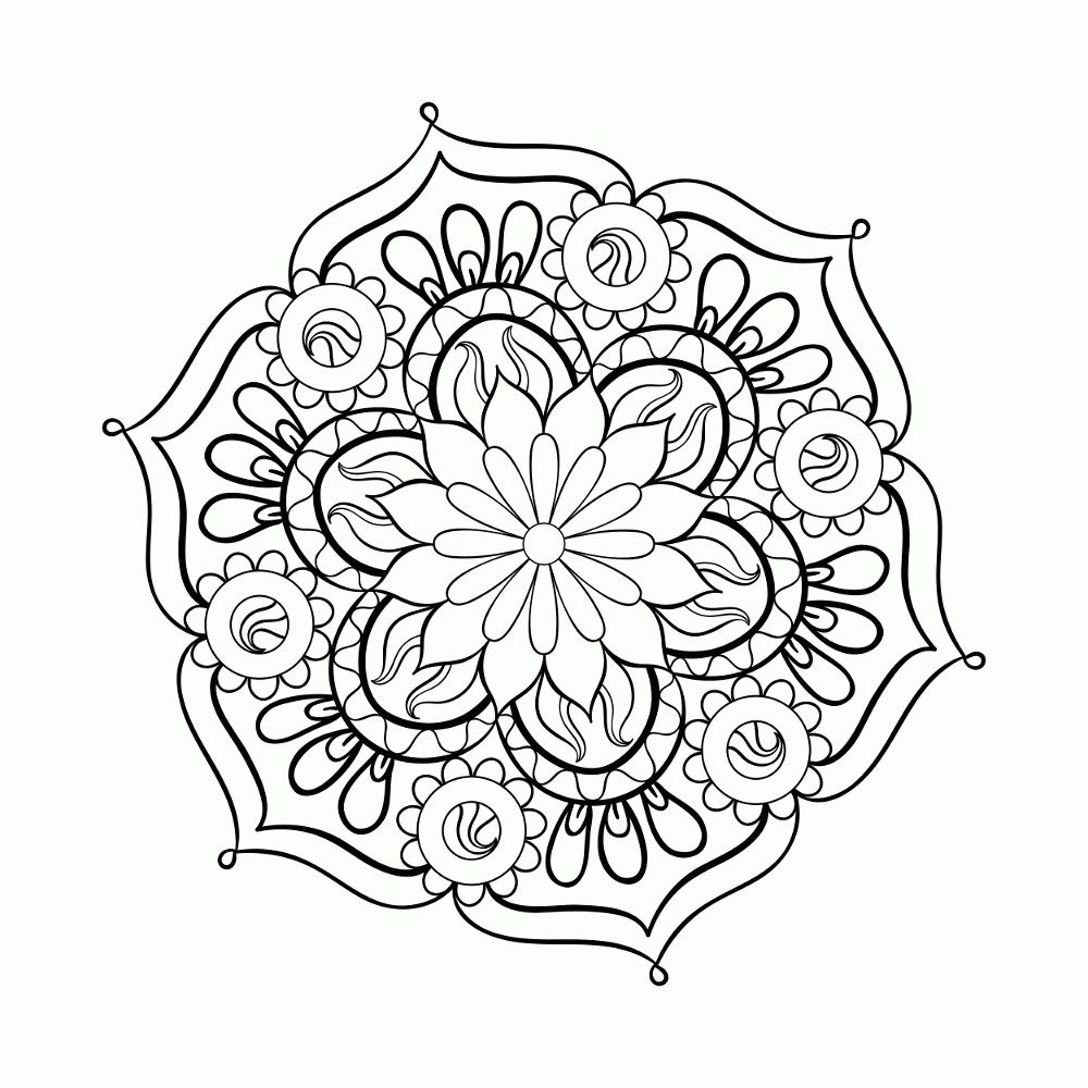 Adult Coloring Pages - Free and Printable |Clipart Library