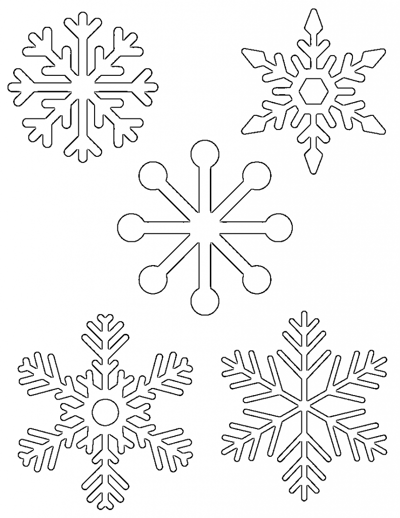 Snowflake Patterns To Trace