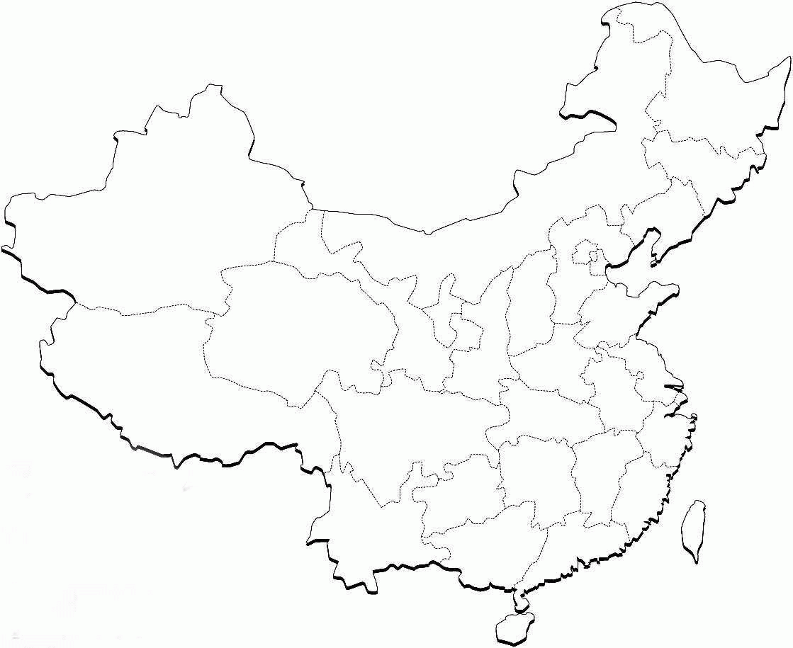 Free Map Of China Coloring Page Download Free Clip Art Free Clip