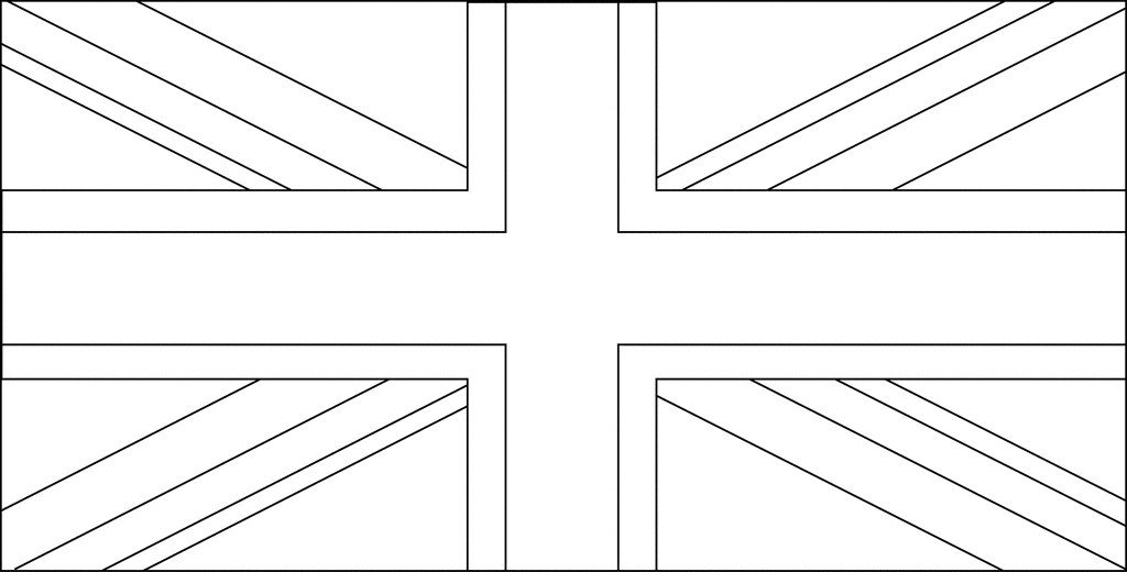 British Flag Coloring Page