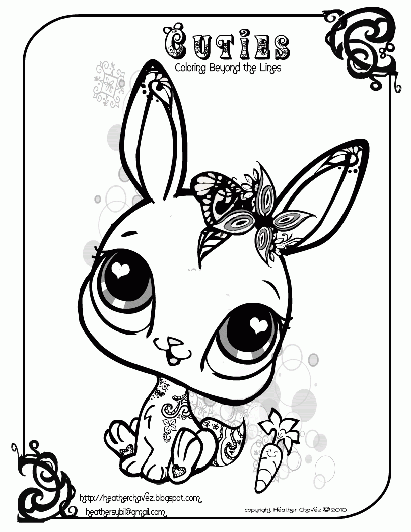 Featured image of post Cute Printable Coloring Pages Animals : Choose from your favorite animal pictures below and print them.