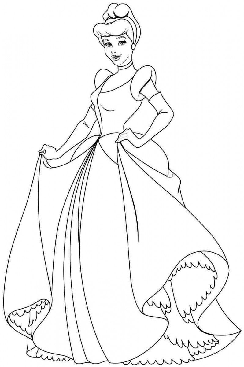Cinderella Coloring Pages | Free Coloring Pages