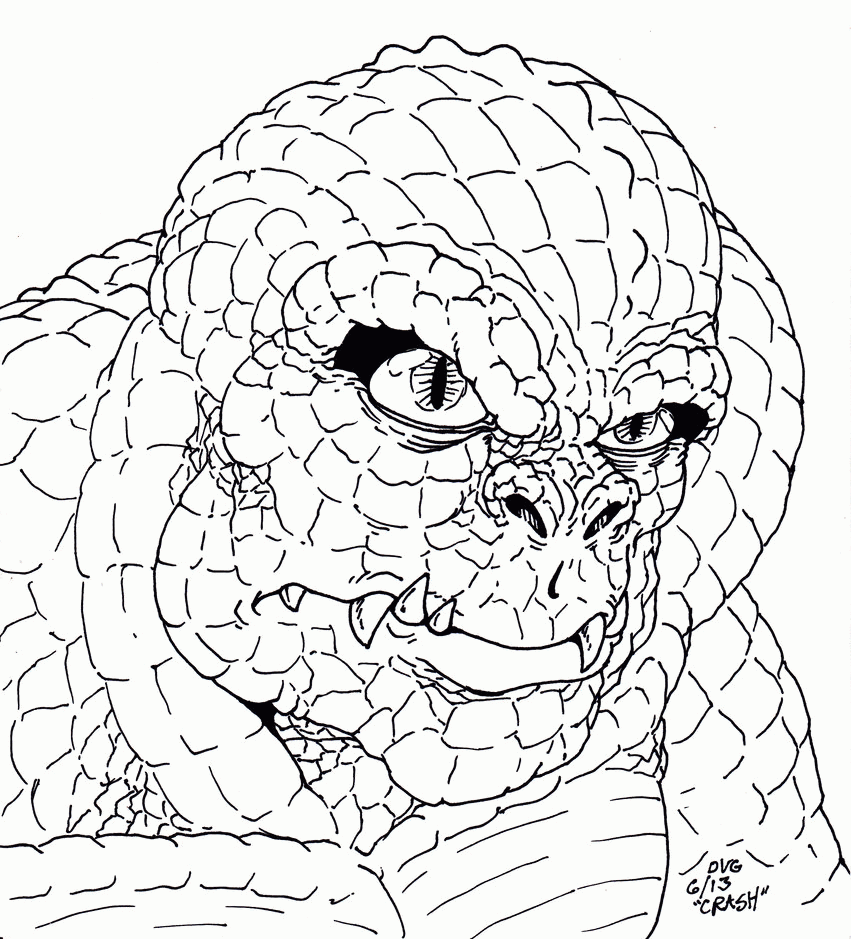 view all Killer Croc Coloring Pages). 