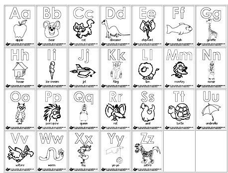 alphabet coloring pages to print free | High Quality Coloring Pages