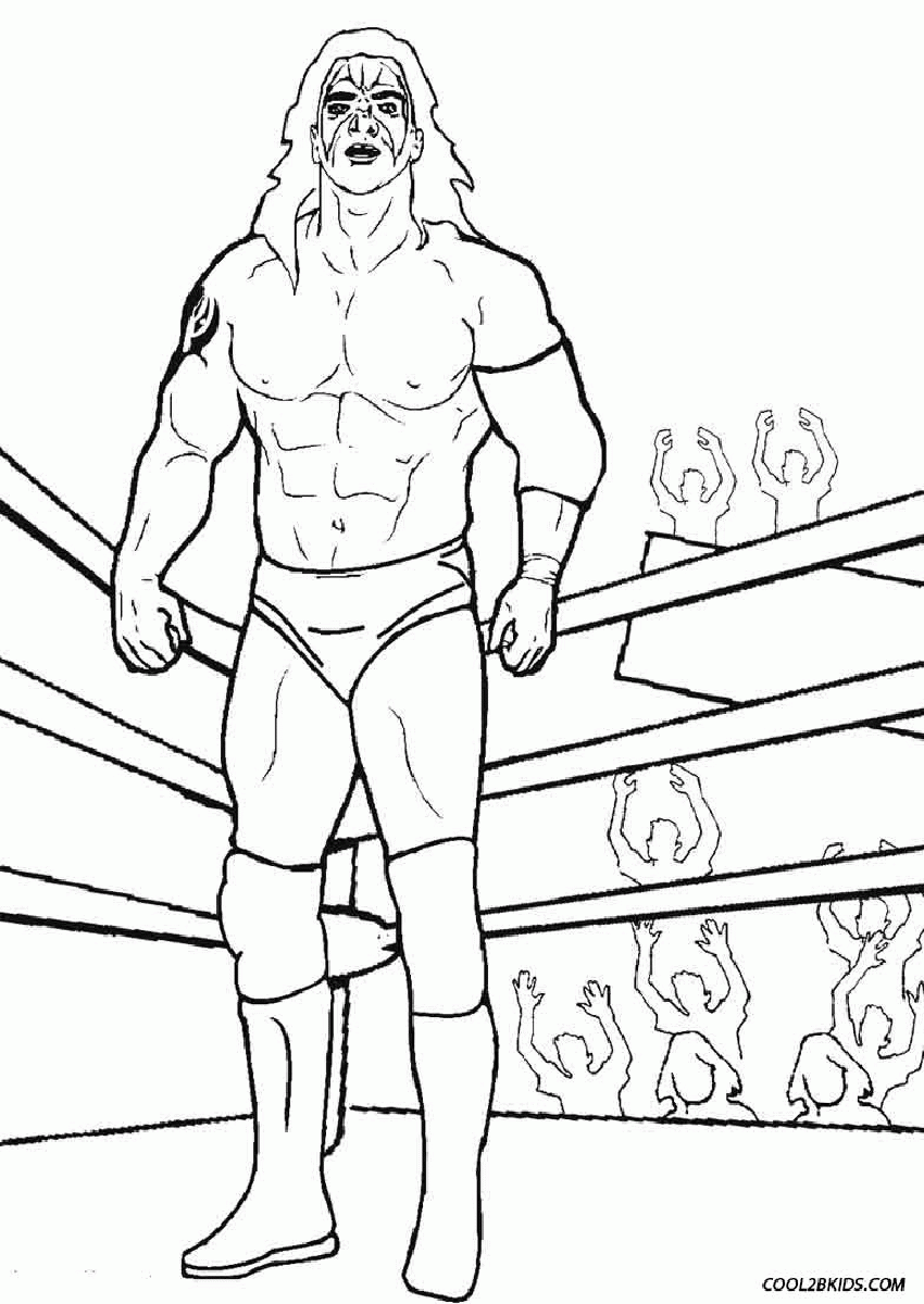 Free Wwe Wrestler Coloring Pages Download Free Clip Art