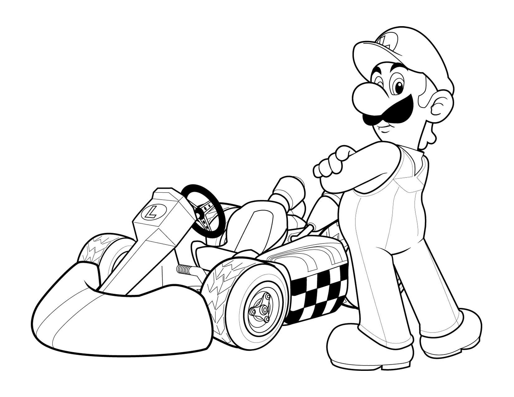 Mario Bros Coloring Pages To Print | High Quality Coloring Pages