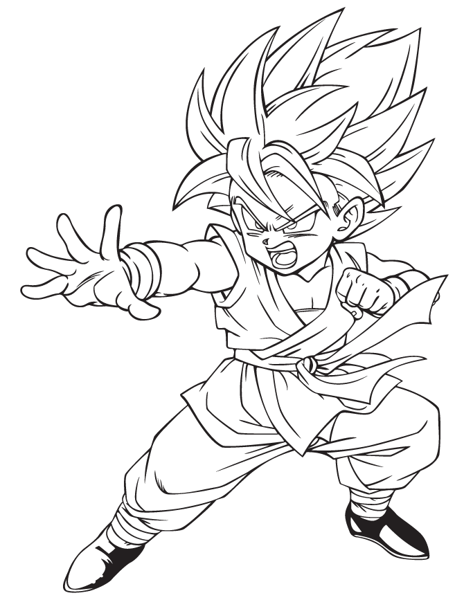 Free Dragon Ball Z Coloring Pages Online, Download Free Dragon Ball Z