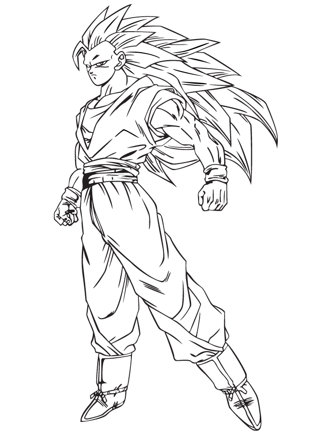 Free Dragon Ball Z Gogeta Coloring Pages, Download Free Dragon Ball Z Gogeta  Coloring Pages png images, Free ClipArts on Clipart Library