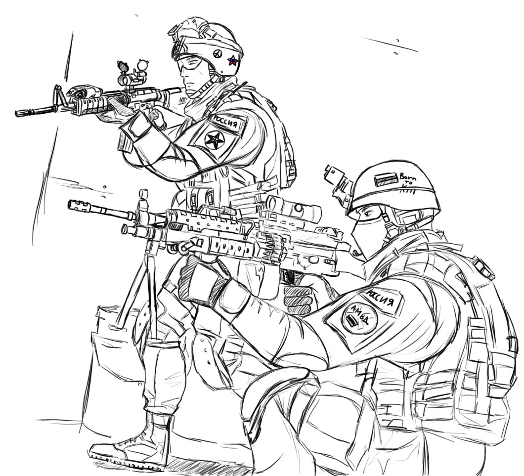 Soldier Coloring Pages |Free coloring on Clipart Library