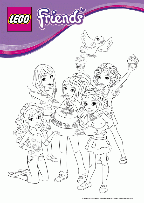Pin Emma From Lego Friends Colouring Pages Coloring
