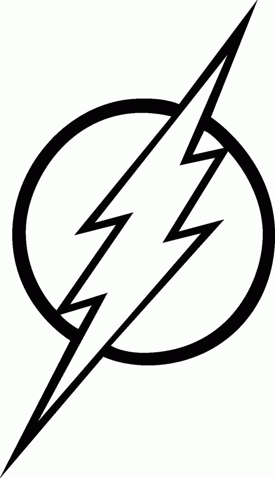 flash superhero logo black and white  | Coles