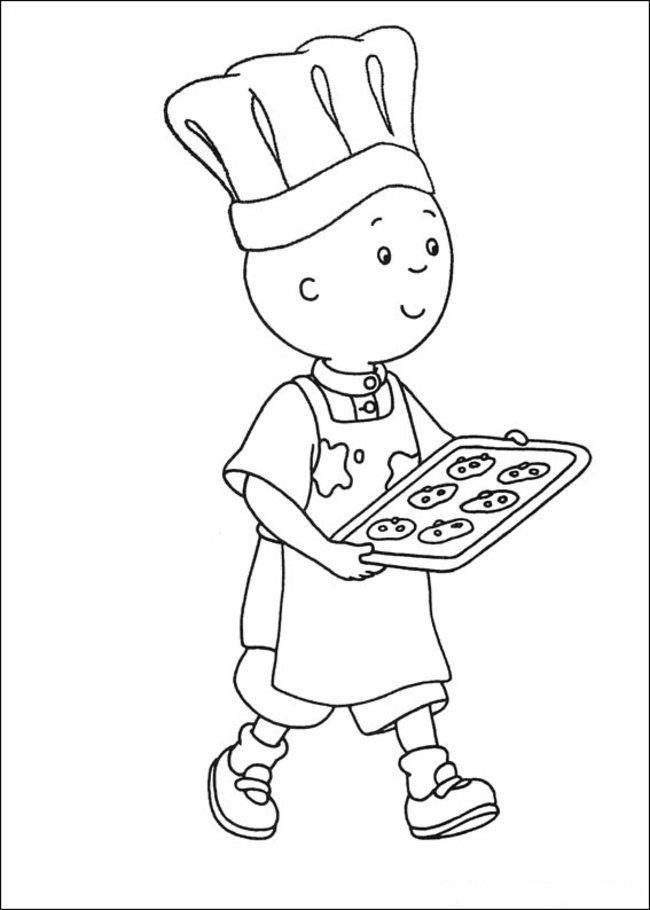 Caillou Coloring Pages Online  | Free Printable