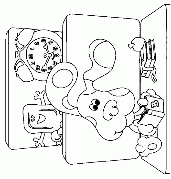 Blues Clues Coloring Pages Clip Art Library 31218 Hot Sex Picture