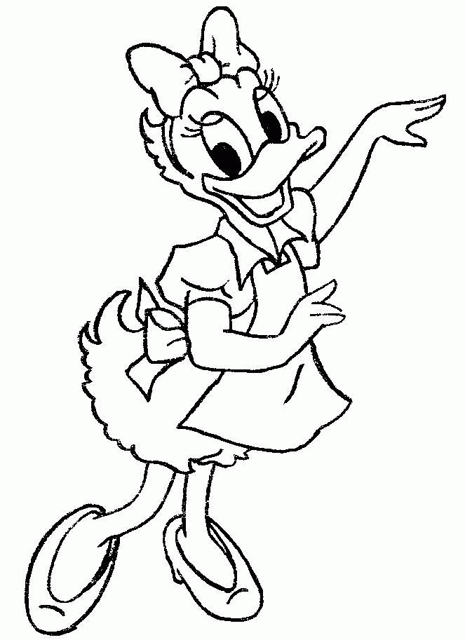 Daisy Duck Coloring Pages To Print